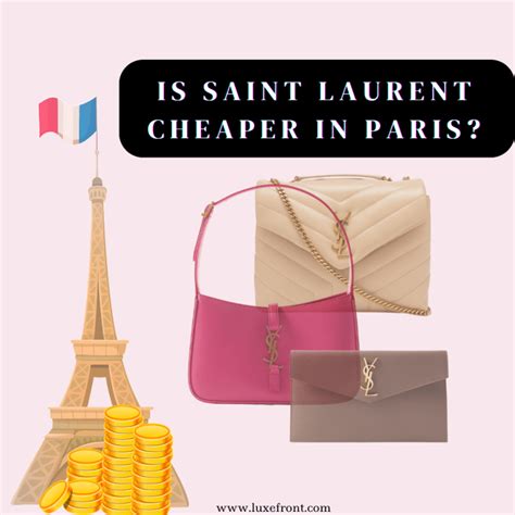 is ysl outlet cheaper in paris